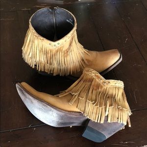 Old Gringo Fringe Booties size 9